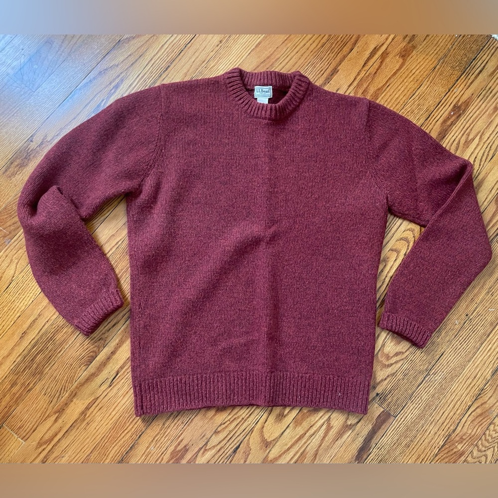 Ll bean lambs wool sweater